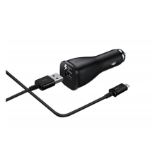 Samsung EP-LN915U autós töltő + microUSB kábel, 5V/2A, gyorstöltő, fekete mobiltelefon kellék