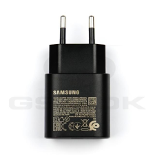 Samsung Fali Töltő Samsung Gp-Ptu021Soabq 25W Usb-C Gyorstöltő Fekete Eredeti Ömlesztve mobiltelefon kellék