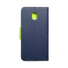 Samsung Fancy flipes tok SAMSUNG Galaxy J5 2017 sötétkék / lime telefontok tok és táska