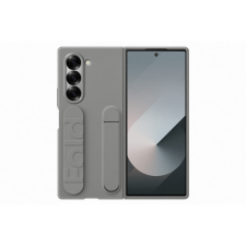 Samsung Fold 6 Álló tok szíjjal, Szürke tok és táska