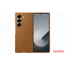 Samsung Fold 6 bőr tok, Barna tok és táska