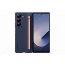 Samsung Fold 6 stand cover érintőceruzával, Navy kék tok és táska