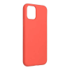 Samsung Forcell Silicone Lite Samsung S906 Galaxy S22 Plus 5G korall-pink Szilikon tok velúr belsővel