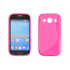 Samsung G357fz Galaxy Ace 4, Szilikon tok, S-Case, rózsaszín tok és táska