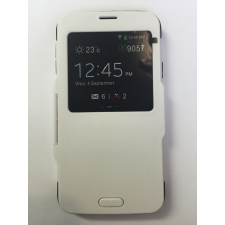 Samsung G900F Galaxy S5 fehér Armor ablakos könyvtok tok és táska