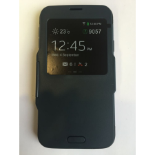 Samsung G900F Galaxy S5 kék Armor ablakos könyvtok tok és táska