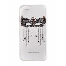 Samsung G930 Galaxy S7, Szilikon tok, Strasszköves, álarcos tok és táska