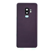 Samsung G965 Galaxy S9+, Akkufedél, (ragasztó, kamera plexi, +Logo), lila mobiltelefon, tablet alkatrész