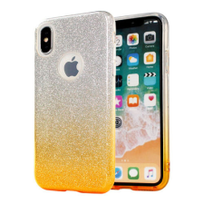 Samsung G980 Galaxy S20, Szilikon tok, Bling (Csillámos), arany tok és táska