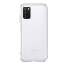 Samsung Galaxy A03s SM-A037F, Szilikon tok, átlátszó, gyári tok és táska
