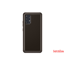 Samsung Galaxy A32 soft clear cover, Fekete tok és táska