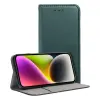  Samsung Galaxy A35 5G könyvtok, fliptok, telefon tok, bankkártyatartós, mágneszáras, zöld, Smart Magnetic