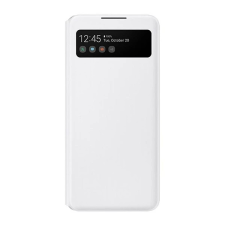 Samsung Galaxy A42 LED View Cover gyári flip tok fehér EF-EA426PWE tok és táska
