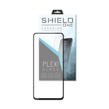  Samsung Galaxy A50 plexi fólia - ShieldOne plexi kijelzővédő fólia, fekete kerettel mobiltelefon kellék