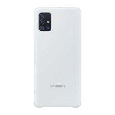 Samsung Galaxy A51 szilikon hátlap (fehér) tok és táska
