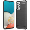  Samsung Galaxy A53 5G Telefontok - Forcell CARBON fekete szilikon tok