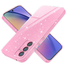  Samsung Galaxy A54 5G telefontok - Larte shiny - pink csillámos hátlap tok tok és táska