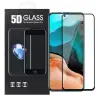 Samsung Galaxy A72 4G / 5G üvegfólia, tempered glass, előlapi, 5D, edzett, hajlított, fekete kerette