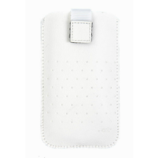  Samsung galaxy Ace Telefontok - fehér tépőzáras-kihúzós tok tok és táska