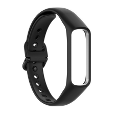  Samsung Galaxy Fit 2 SM-R220, szilikon pótszíj, állítható, fekete okosóra kellék