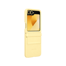 Samsung Galaxy Flip6 bőr hátlap, sárga (EF-VF741PYEGWW) tok és táska