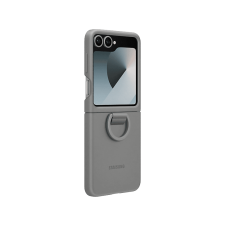 Samsung Galaxy Flip6 szilikon tok gyűrűvel, szürke (EF-PF741TJEGWW) tok és táska