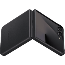 Samsung Galaxy Flip7 bőr hátlap, fekete (EF-VF766PBEGWW) tok és táska