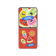 Samsung Galaxy Flip8 Flipsuit mágneses tok, Summer Vacation, piros (GP-FFF776CUDTW) tok és táska