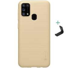 Samsung Galaxy M31 SM-M315F, Műanyag hátlap védőtok, stand, Nillkin Super Frosted, arany tok és táska