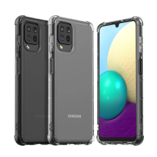 Samsung Galaxy M32 matt ütésálló gyári tok, füstszínű (GP-FPM325KDABW) tok és táska