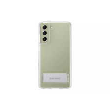 Samsung Galaxy S21 FE Clear Standing Cover, gyári tok, átlátszó, EF-JG990CT tok és táska