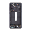 Samsung Galaxy S21 FE kompatibilis LCD modul kerettel, OEM jellegű, szürke