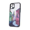  Samsung Galaxy S22 szilikon tok, hátlap tok, TPU tok, fekete, SM-G901, Ultra Trendy city 4
