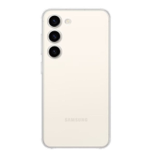 Samsung Galaxy S23 Clear Cover, gyári tok, átlátszó, EF-QS911CT Csomagolássérült tok és táska