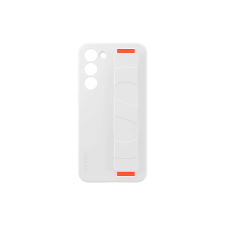 Samsung Galaxy S23 Plus Gyári Szilikon Tok szíjjal - Fehér (EF-GS916TWEGWW) mobiltelefon kellék
