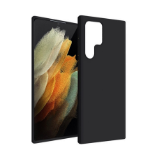  Samsung Galaxy S23 Ultra Telefontok - fekete szilikon tok tok és táska