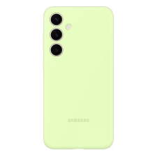 Samsung Galaxy S24 Plus SM-S926, Szilikon tok, világoszöld, gyári tok és táska