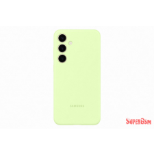 Samsung Galaxy S24 szilikon tok, Világos zöld tok és táska