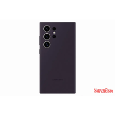Samsung Galaxy S24 Ultra szilikon tok, Sötét lila tok és táska