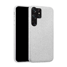  Samsung Galaxy S24 Ultra Telefontok - Ezüst Shiny tok tok és táska