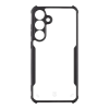  Samsung Galaxy S25 Plus kemény hátlap tok, TPU / PC tok, fekete-átlátszó, SM-S936, Tactical Quantum Stealth