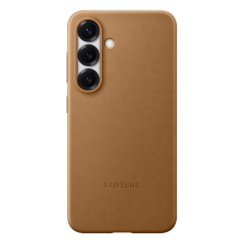 Samsung Galaxy S25 (SM-S931) műanyag telefonvédő (eco vegán bőr hátlap) arany tok és táska