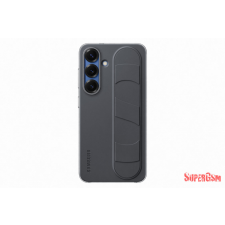 Samsung Galaxy S25 Stand Grip tok, Fekete tok és táska