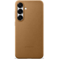 Samsung Galaxy S25+ vegán gyári bőrtok, arany tok és táska