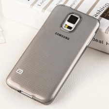  Samsung Galaxy S5 mini  Telefontok - ultravékony átlátszó szilikon tok fekete tok és táska