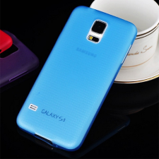 Samsung Galaxy S5 Telefontok - ultravékony műanyag tok kék tok és táska