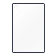 Samsung Galaxy Tab A8 10.5 (2021) SM-X200 / X205, Szilikon tok, átlátszó hátlap, ütésálló keret, sötétkék, gyári tablet tok