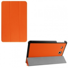  Samsung Galaxy Tab E 9.6 SM-T560 / T561, mappa tok, Trifold, narancssárga tablet tok
