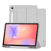  Samsung Galaxy Tab S10 Lite 10.9 coll Tablettok (SM-X400, SM-X406) - szürke smart case, ceruzatartóval