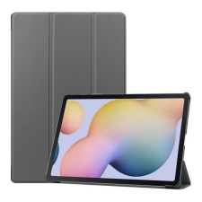  Samsung Galaxy Tab S7 Plus 12.4 / Tab S7 FE 12.4 / Tab S8 Plus 12.4, mappa tok, Trifold, szürke tablet tok
